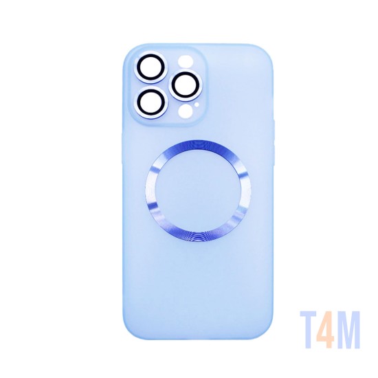 Magnetic Case with Camera Lens for Apple iPhone 14 Pro Blue
